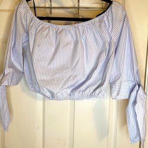 Off Shoulder Crop Top